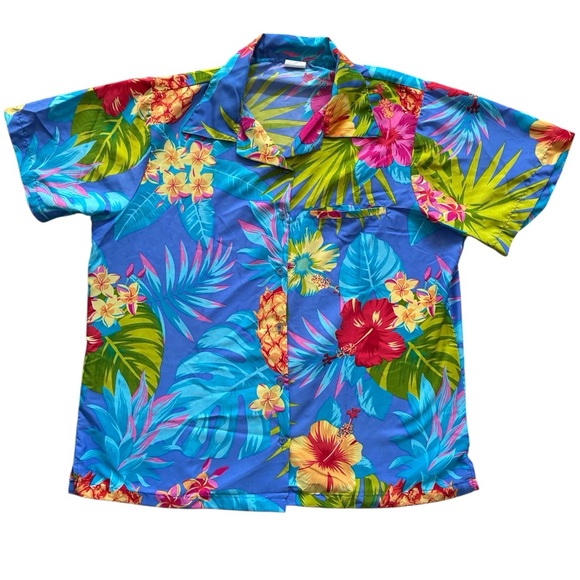 King Kameha Tropical Party Shirt - Picture 1 of 6